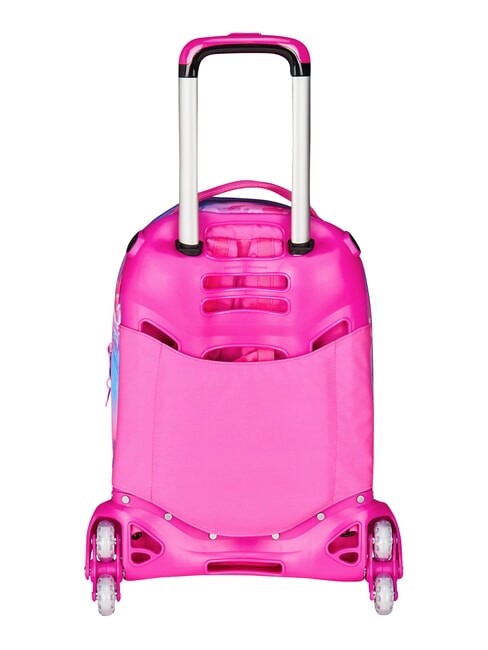 TINYPATCH GIRL 3-r&auml;driger Trolley-Rucksack, abnehmbar SCHWARZ GESTREIFTER WALD - Rucks&auml;cke mit Trolleyfunktion