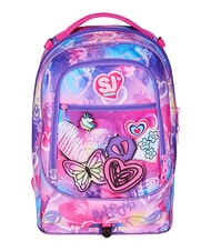 SJGANG TINYPATCH GIRL 3-r&auml;driger Trolley-Rucksack, abnehmbar SCHWARZ GESTREIFTER WALD - Rucks&auml;cke mit Trolleyfunktion - 11