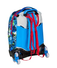 SJGANG FANTASYS BOY 3-r&auml;driger Trolley-Rucksack, abnehmbar KIEFERNNADEL - Rucks&auml;cke mit Trolleyfunktion - 4
