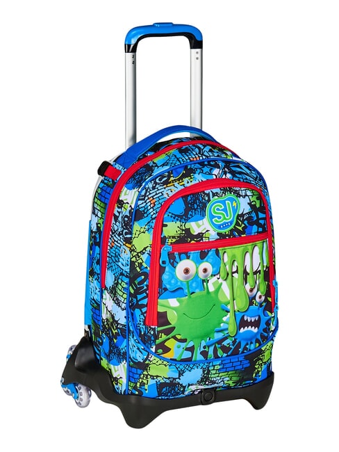 FANTASYS BOY 3-r&auml;driger Trolley-Rucksack, abnehmbar KIEFERNNADEL - Rucks&auml;cke mit Trolleyfunktion