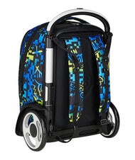SEVEN SCRIBBLED FLAME Abnehmbarer 2-Rad-Trolley-Rucksack KIEFERNNADEL - Rucks&auml;cke mit Trolleyfunktion - 11