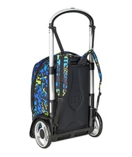 SEVEN SCRIBBLED FLAME Abnehmbarer 2-Rad-Trolley-Rucksack KIEFERNNADEL - Rucks&auml;cke mit Trolleyfunktion - 12