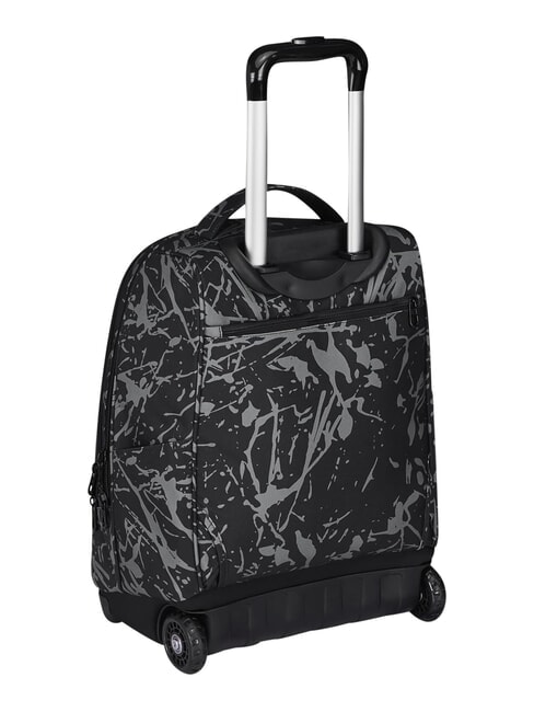 FANTASY GRS 2-r&auml;driger Trolley-Rucksack, fest schwarz tropft - Rucks&auml;cke mit Trolleyfunktion