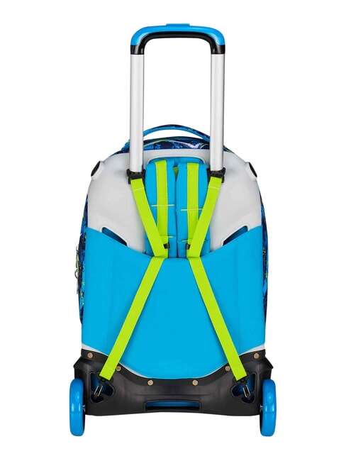 CUCCIOLI Abnehmbarer 2-Rad-Trolley-Rucksack KIEFERNNADEL - Rucks&auml;cke mit Trolleyfunktion