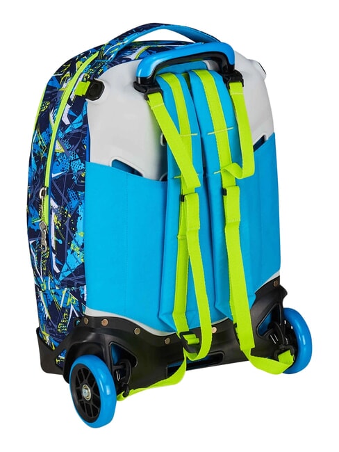 CUCCIOLI Abnehmbarer 2-Rad-Trolley-Rucksack KIEFERNNADEL - Rucks&auml;cke mit Trolleyfunktion