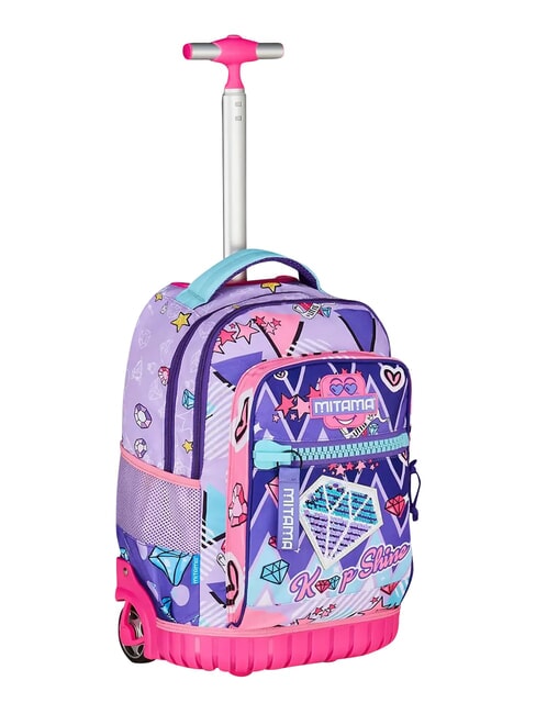 DOUBLE DIAMOND 2-r&auml;driger Trolley-Rucksack, fest montiert cmi7 - Rucks&auml;cke mit Trolleyfunktion