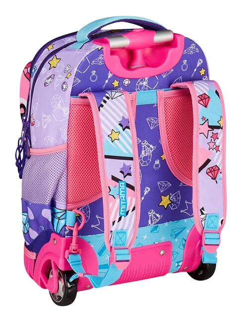 DOUBLE DIAMOND 2-r&auml;driger Trolley-Rucksack, fest montiert cmi7 - Rucks&auml;cke mit Trolleyfunktion