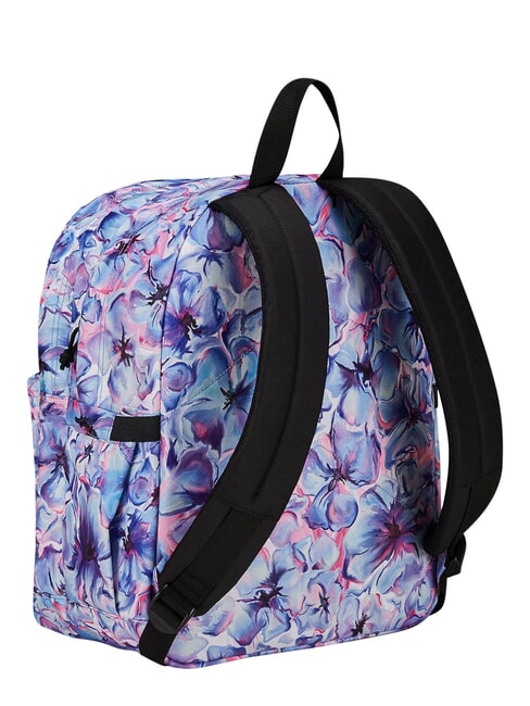 NEW WAY Rucksack mit zwei F&auml;chern helle Blumen - Rucks&auml;cke f&uuml;r Schule &amp; Freizeit