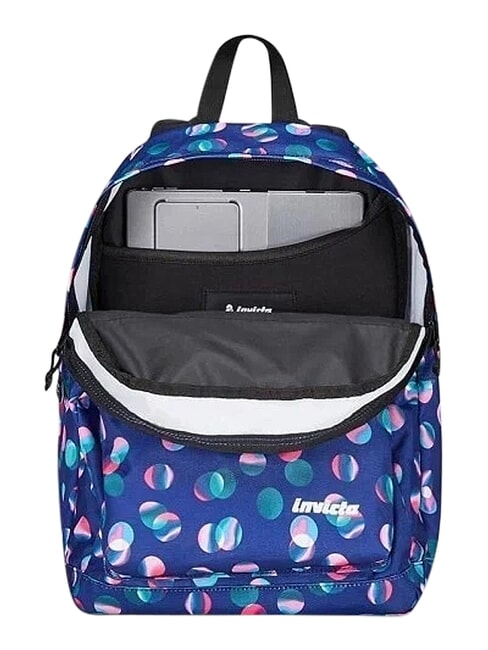 NEW WAY Rucksack mit zwei F&auml;chern S&uuml;&szlig;igkeiten-Tupfen - Rucks&auml;cke f&uuml;r Schule &amp; Freizeit