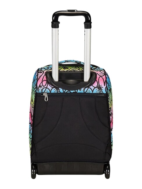 JUMPLOVE 2-r&auml;driger Trolley-Rucksack, fest RHODAMINROT - Rucks&auml;cke mit Trolleyfunktion