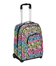 SEVEN JUMPLOVE 2-r&auml;driger Trolley-Rucksack, fest RHODAMINROT - Rucks&auml;cke mit Trolleyfunktion - 4