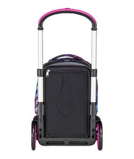 SEVEN GLOW LOVE Abnehmbarer 2-Rad-Trolley-Rucksack Schwarz - Rucks&auml;cke mit Trolleyfunktion - 3
