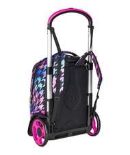 SEVEN GLOW LOVE Abnehmbarer 2-Rad-Trolley-Rucksack Schwarz - Rucks&auml;cke mit Trolleyfunktion - 5