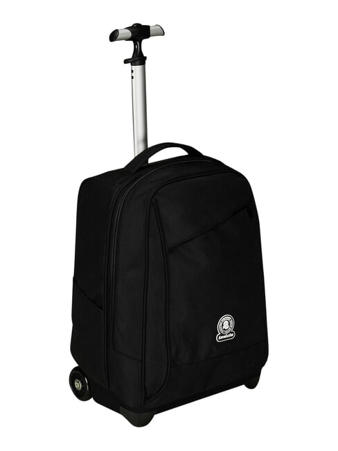 SOLID GRS 2-r&auml;driger Trolley-Rucksack, fest Schwarz - Rucks&auml;cke mit Trolleyfunktion