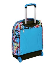 SJGANG JUNIOR 2-r&auml;driger Trolley-Rucksack, fest Schwarz - Rucks&auml;cke mit Trolleyfunktion - 6