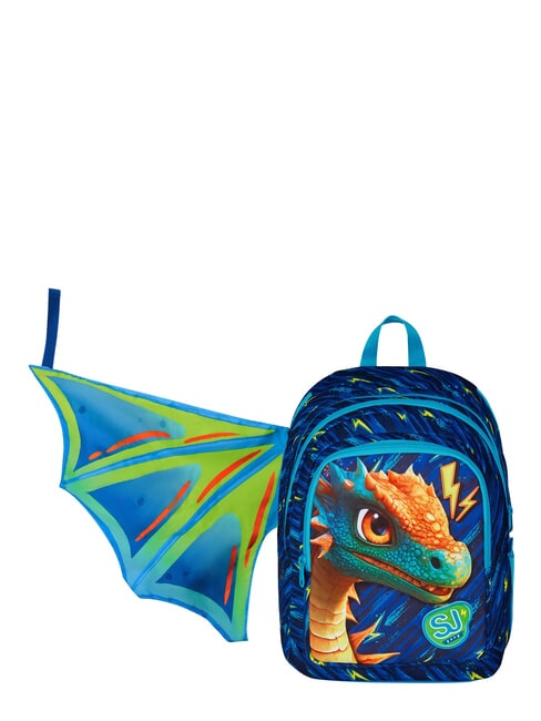 DRAGON GLIDE Rucksack mit zwei F&auml;chern orange - Rucks&auml;cke f&uuml;r Schule &amp; Freizeit