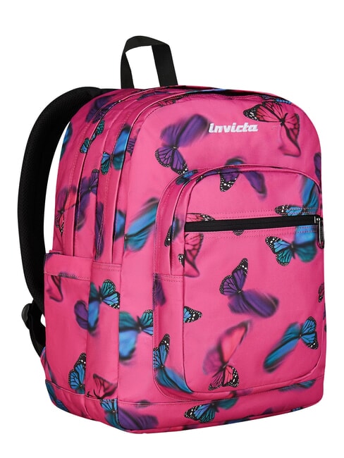 NEW WAY Rucksack mit zwei F&auml;chern fliegender Schmetterling - Rucks&auml;cke f&uuml;r Schule &amp; Freizeit