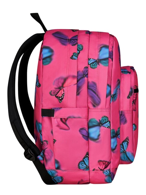 NEW WAY Rucksack mit zwei F&auml;chern fliegender Schmetterling - Rucks&auml;cke f&uuml;r Schule &amp; Freizeit