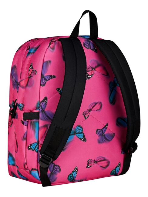 NEW WAY Rucksack mit zwei F&auml;chern fliegender Schmetterling - Rucks&auml;cke f&uuml;r Schule &amp; Freizeit