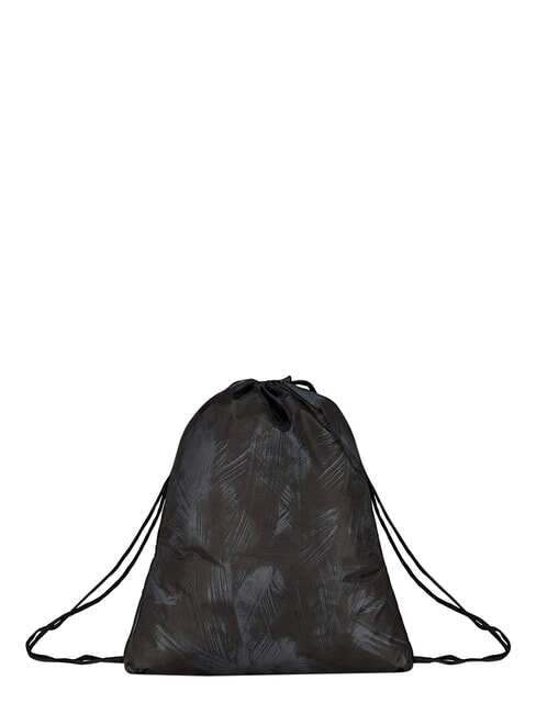 NEW WAY Schultasche geb&uuml;rstetes Schwarz - Rucks&auml;cke f&uuml;r Schule &amp; Freizeit