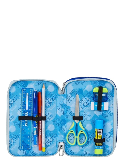GET TOGETHER Federm&auml;ppchen mit 3 Rei&szlig;verschl&uuml;ssen Reflexblau - Etuis und Zubeh&ouml;r
