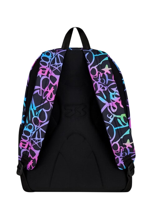 LOVELY ELEMENTS Rucksack mit zwei F&auml;chern fuchsiafluo - Rucks&auml;cke f&uuml;r Schule &amp; Freizeit