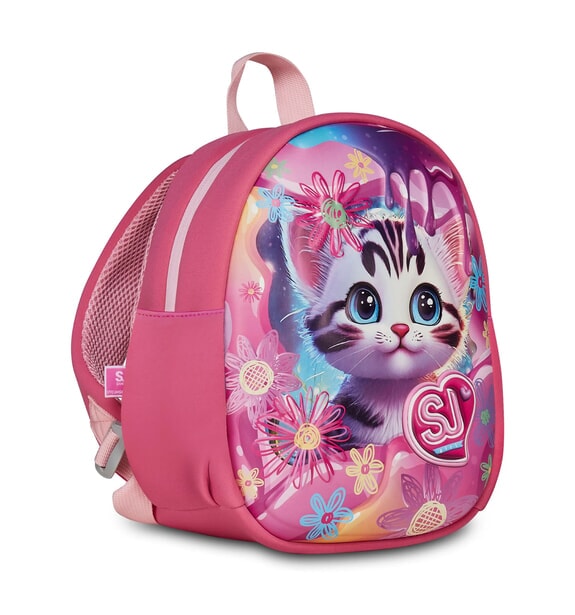 FANCY ANIMALS Kleiner Rucksack mit Seitentasche SCHWARZ GESTREIFTER WALD - Rucks&auml;cke f&uuml;r Schule &amp; Freizeit