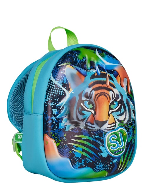 FANCY ANIMALS Kleiner Rucksack mit Seitentasche leuchtendes T&uuml;rkis - Rucks&auml;cke f&uuml;r Schule &amp; Freizeit