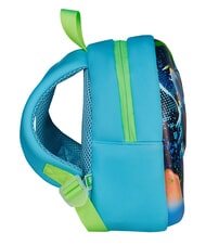 SJGANG FANCY ANIMALS Kleiner Rucksack mit Seitentasche leuchtendes T&uuml;rkis - Rucks&auml;cke f&uuml;r Schule &amp; Freizeit - 2