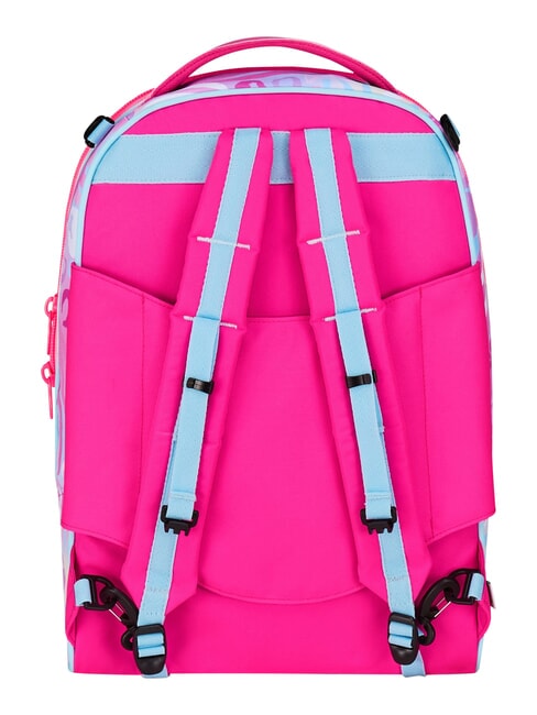 PLUSHY RABBIT 3-r&auml;driger Trolley-Rucksack, abnehmbar rosa Puppe - Rucks&auml;cke mit Trolleyfunktion