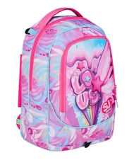 SJGANG PLUSHY RABBIT 3-r&auml;driger Trolley-Rucksack, abnehmbar rosa Puppe - Rucks&auml;cke mit Trolleyfunktion - 13