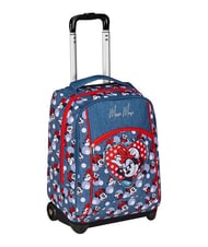 MINNIE MOUSE PRETTIED UP 2-r&auml;driger Trolley-Rucksack, fest montiert Denim - Rucks&auml;cke mit Trolleyfunktion - 3