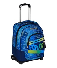 SEVEN NUANCED 2-r&auml;driger Trolley-Rucksack, fest blautief - Rucks&auml;cke mit Trolleyfunktion - 3