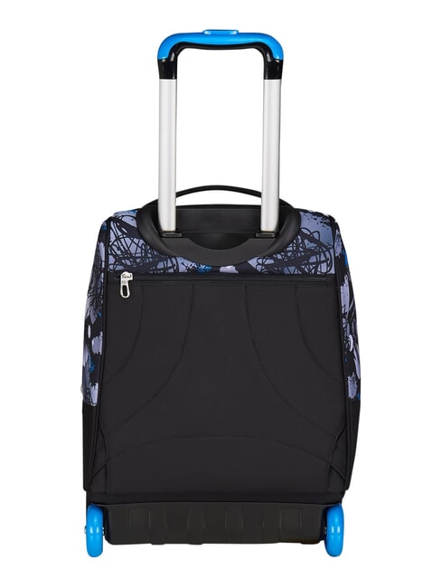 HUE E WRITES 2-r&auml;driger Trolley-Rucksack, fest montiert Reflexblau - Rucks&auml;cke mit Trolleyfunktion