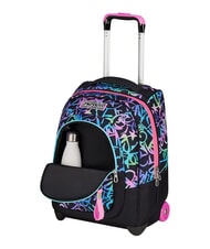 SEVEN SPRINKLING 2-r&auml;driger Trolley-Rucksack, fest fuchsiafluo - Rucks&auml;cke mit Trolleyfunktion - 5