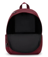 KIPLING DELIA M Rucksack bordeauxrotes Jacquard-Fliesenmuster - Rucks&auml;cke f&uuml;r Schule &amp; Freizeit - 4