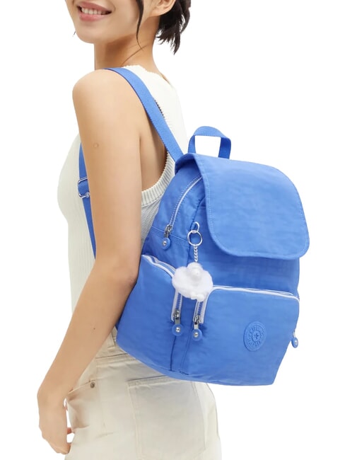 CITY ZIP S Rucksack mit Klappe blauer Cocktail - Damentaschen