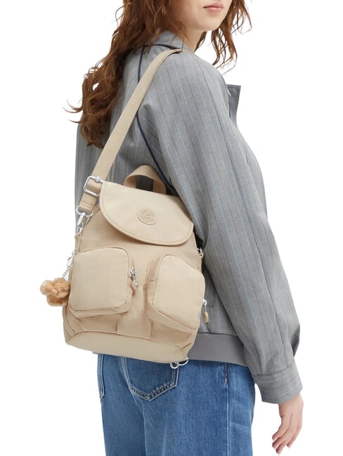 FIREFLY UP CONVERTIBLE Rucksack glitzerndes Beige - Damentaschen