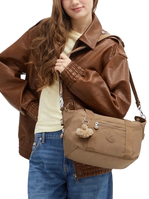 ART MINI Shopper mit Schulterriemen fr&uuml;he Br&auml;une - Damentaschen