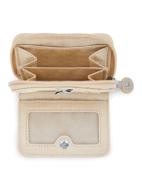 TOPS Kleine Geldb&ouml;rse glitzerndes Beige - Brieftaschen Damen