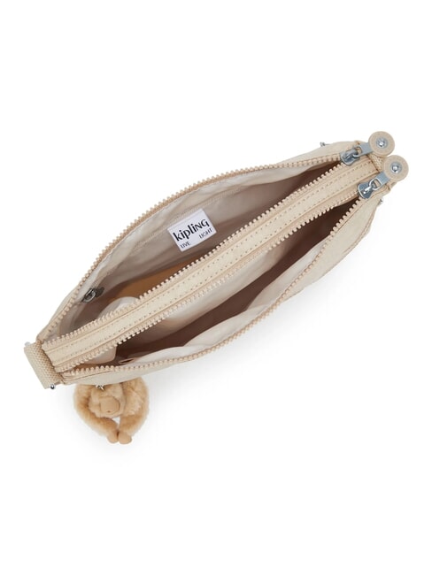 CLASSIC ALVAR Mittlere Umh&auml;ngetasche glitzerndes Beige - Damentaschen