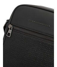 TOMMY HILFIGER TH WOVEN Kleine Tasche mit Fach Schwarz - Umh&auml;ngetaschen Herren - 4