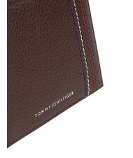 TOMMY HILFIGER TH CENTRAL Ledergeldb&ouml;rse Kaffeebohnen - Brieftaschen Herren - 3