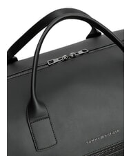 TOMMY HILFIGER TH WOVEN Handtasche Schwarz - Reisetaschen - 4