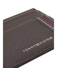TOMMY HILFIGER TH CENTRAL Kreditkartenetui, Leder Kaffeebohnen - Brieftaschen Herren - 4
