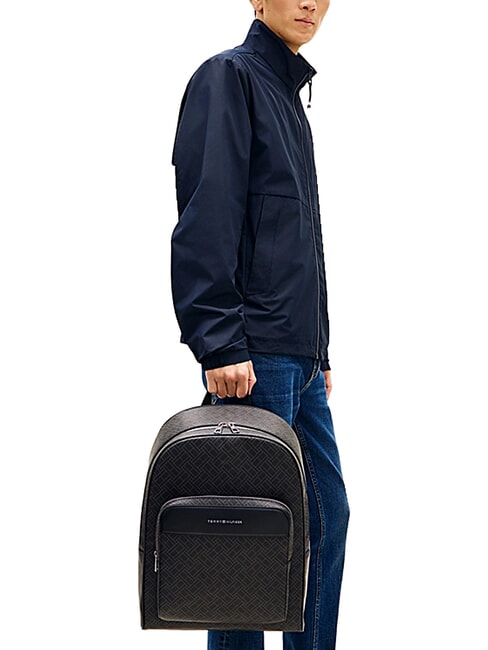 TH FLAG MONOGRAM Rucksack Schwarz - Rucks&auml;cke f&uuml;r Schule &amp; Freizeit