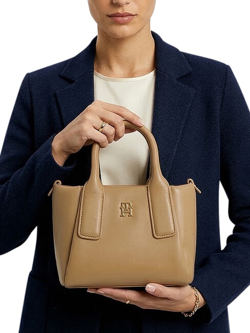 TH ESSENTIAL Mini-Schultertasche Safari-Leinwand - Damentaschen