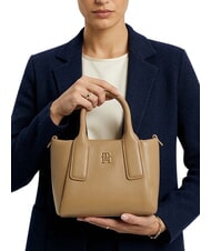 TOMMY HILFIGER TH ESSENTIAL Mini-Schultertasche Safari-Leinwand - Damentaschen - 2