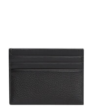 TOMMY HILFIGER TH CENTRAL Kreditkartenetui, Leder Schwarz - Brieftaschen Herren - 2