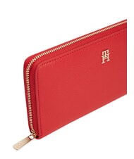 TOMMY HILFIGER TH ICON Gro&szlig;e Geldb&ouml;rse mit Rei&szlig;verschluss prim&auml;r rot - Brieftaschen Damen - 3